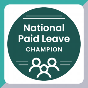 National Paid Leave Champion Badge